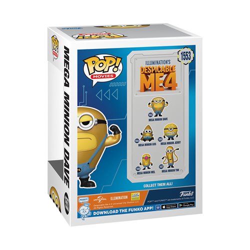 Pop! Movies: Despicable Me 4 - Mega Minion Dave