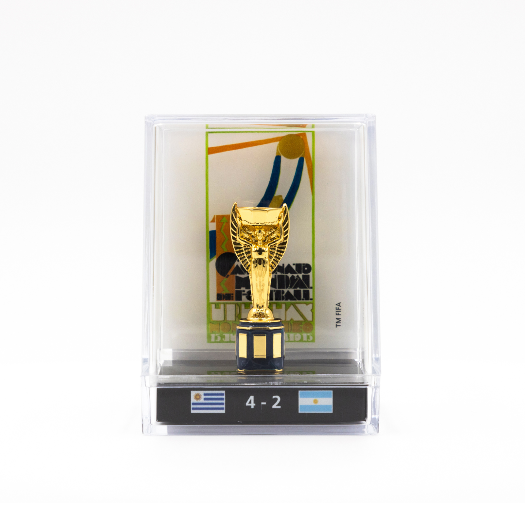 45mm World Cup Trophy Replica in Display Case | Uruguay-1930