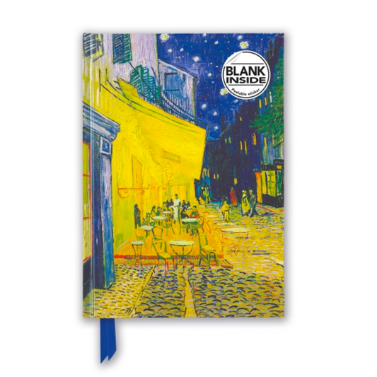 Vincent van Gogh: Café Terrace (Foiled Blank Journal)