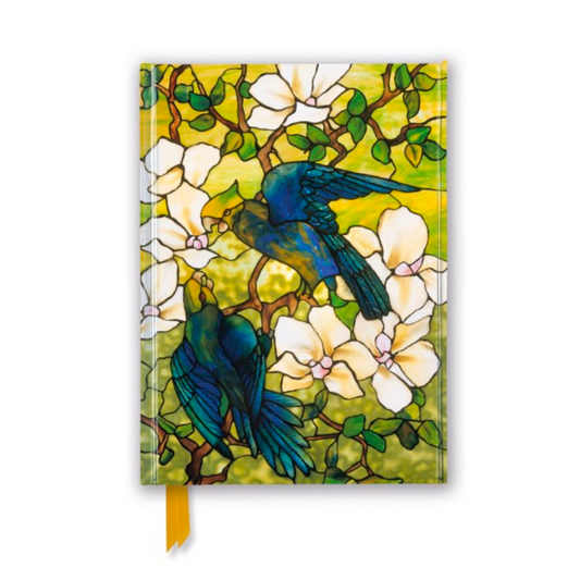 Louis Comfort Tiffany: Hibiscus and Parrots, c. 1910–20 (Foiled Journal)