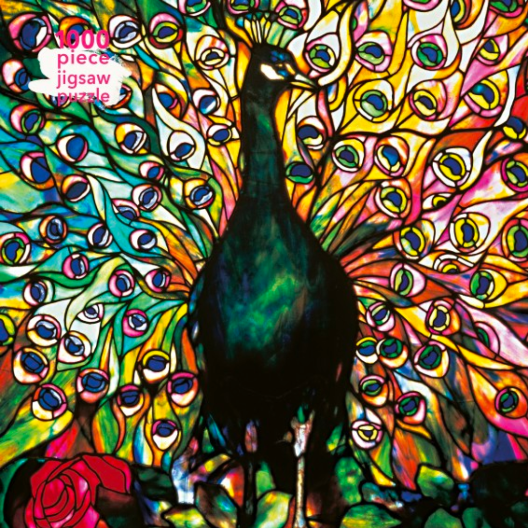 Adult Jigsaw Puzzle Louis Comfort Tiffany: Displaying Peacock