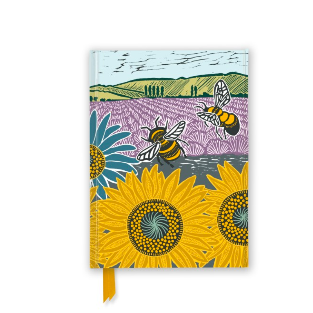 Kate Heiss: Sunflower Fields (Foiled Journal)