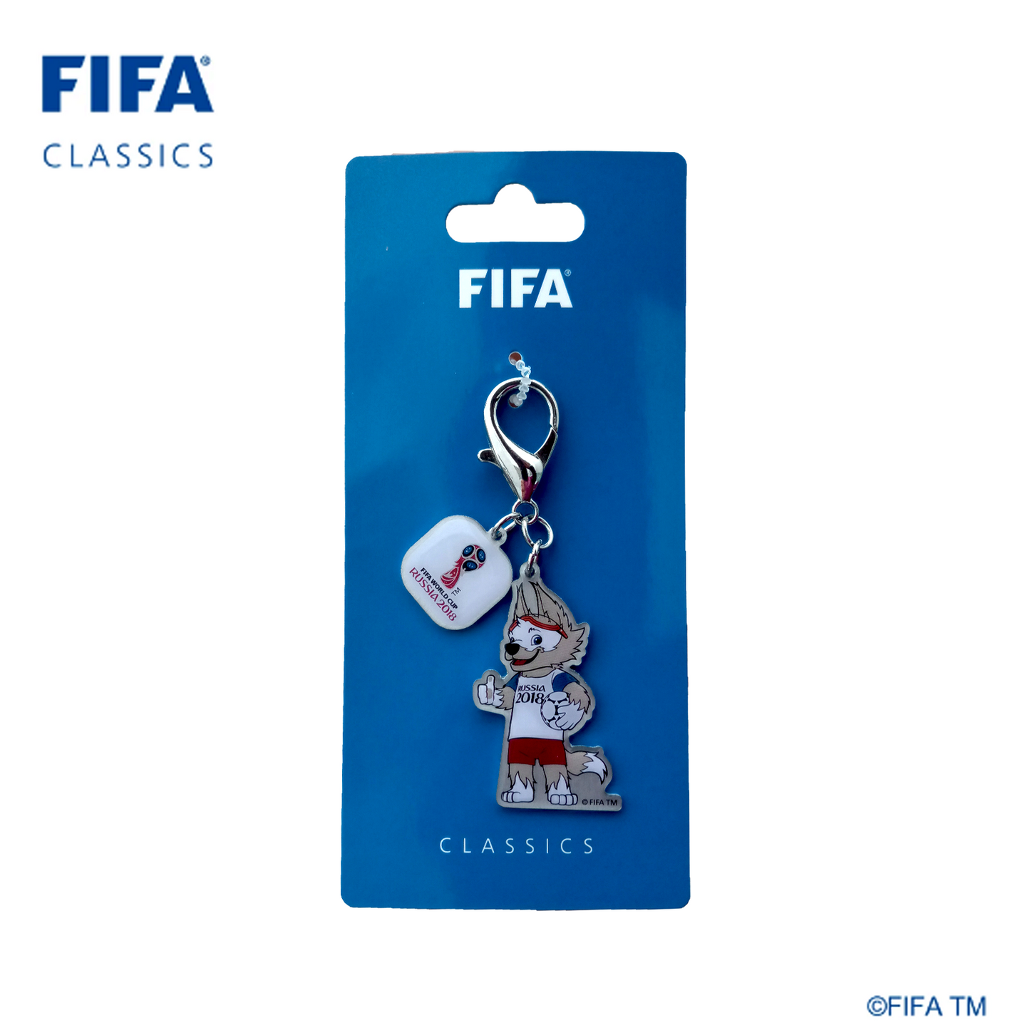 Mascot keychain with Poster Sticker|Russia - 2018 | FFC-KC-0007-2018