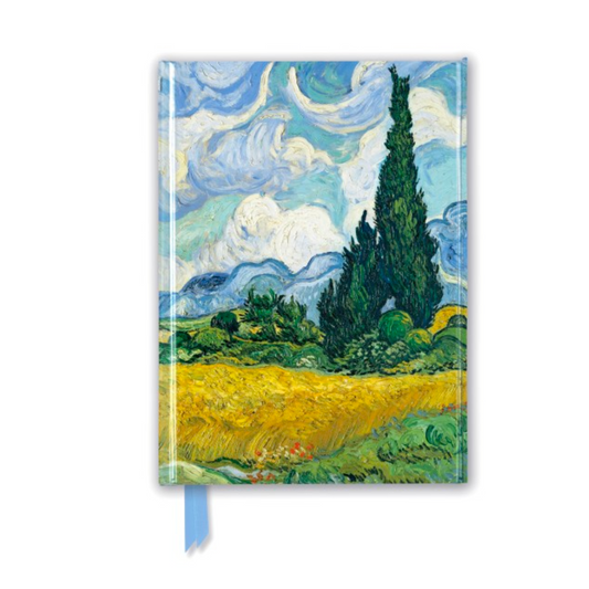 Vincent van Gogh: Wheat Field with Cypresses (Foiled Journal)