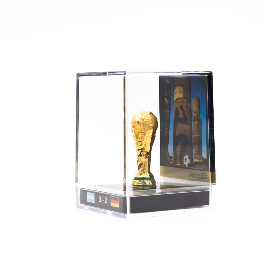 45mm World Cup Trophy Replica in Display Case|Mexico-1986