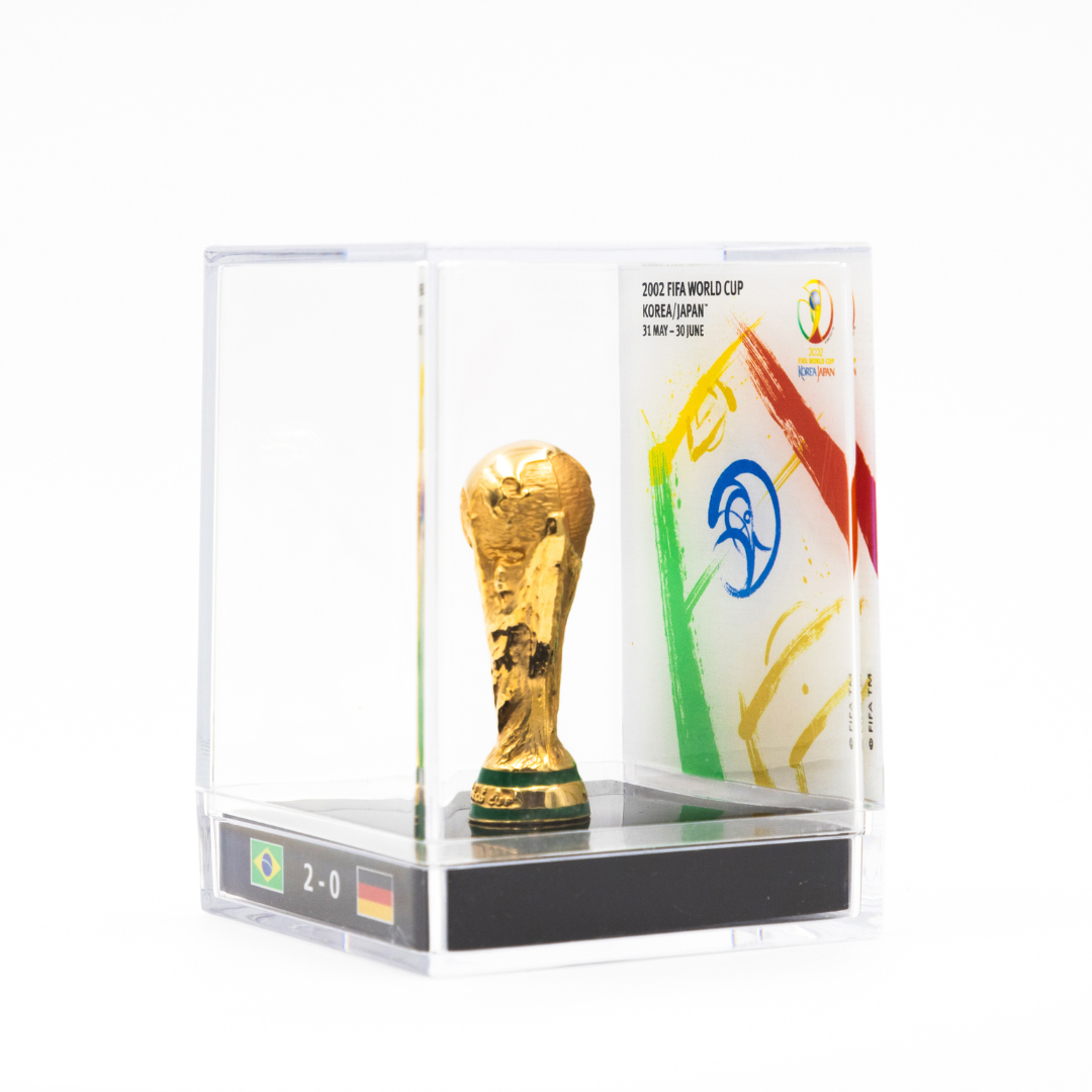 45mm World Cup Trophy Replica in Display Case|Japan/ South Korea-20 02