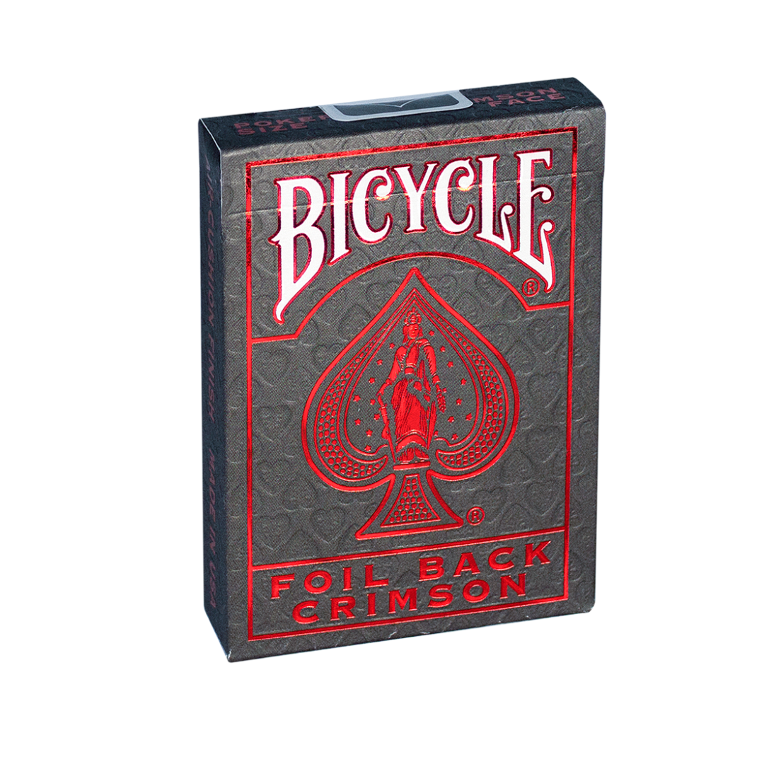 Playing Cards: Bicycle - Metalluxe Red