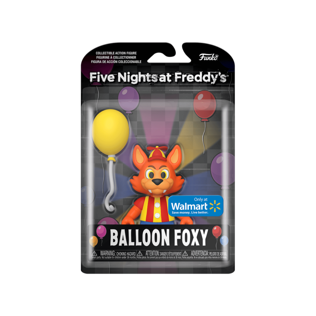 FIVE NIGHTS AT FREDDY'S BALLOON FOXY ACTION FIGURE