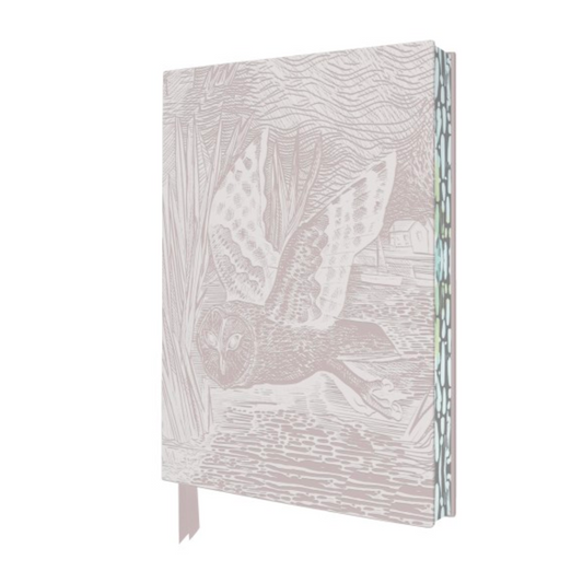 Angela Harding: Marsh Owl Artisan Art Notebook (Flame Tree Journals)