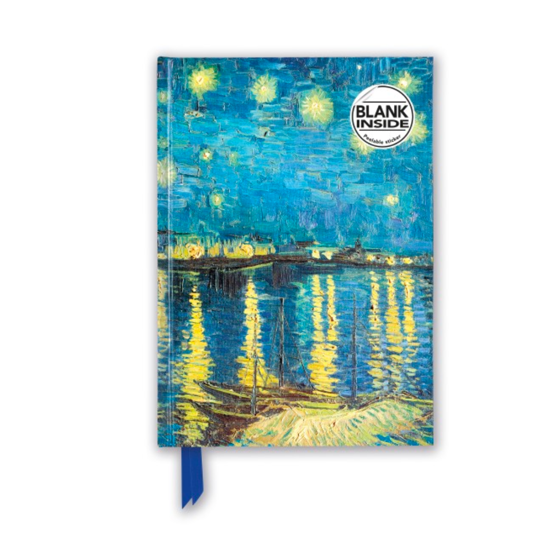 Vincent van Gogh: Starry Night over the Rhône (Foiled Blank Journal)
