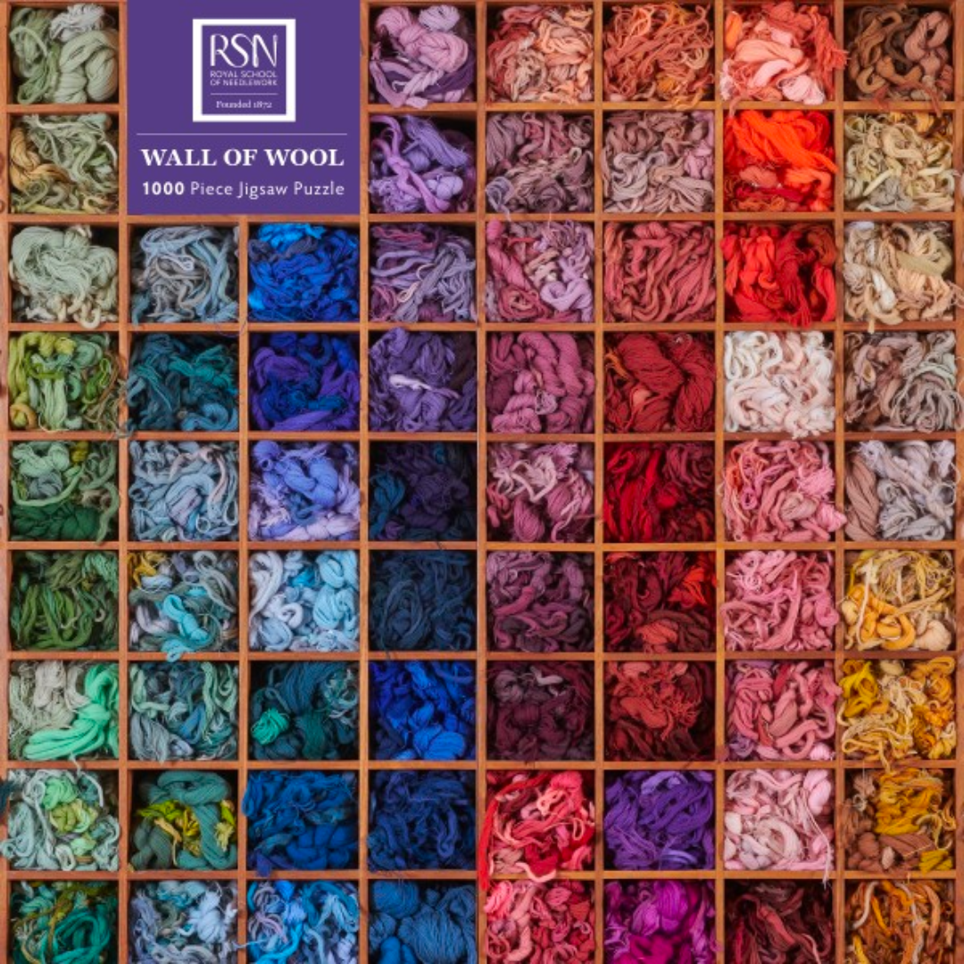 Adult Jigsaw Puzzle: Royal School of Needlework: Wall of Wool