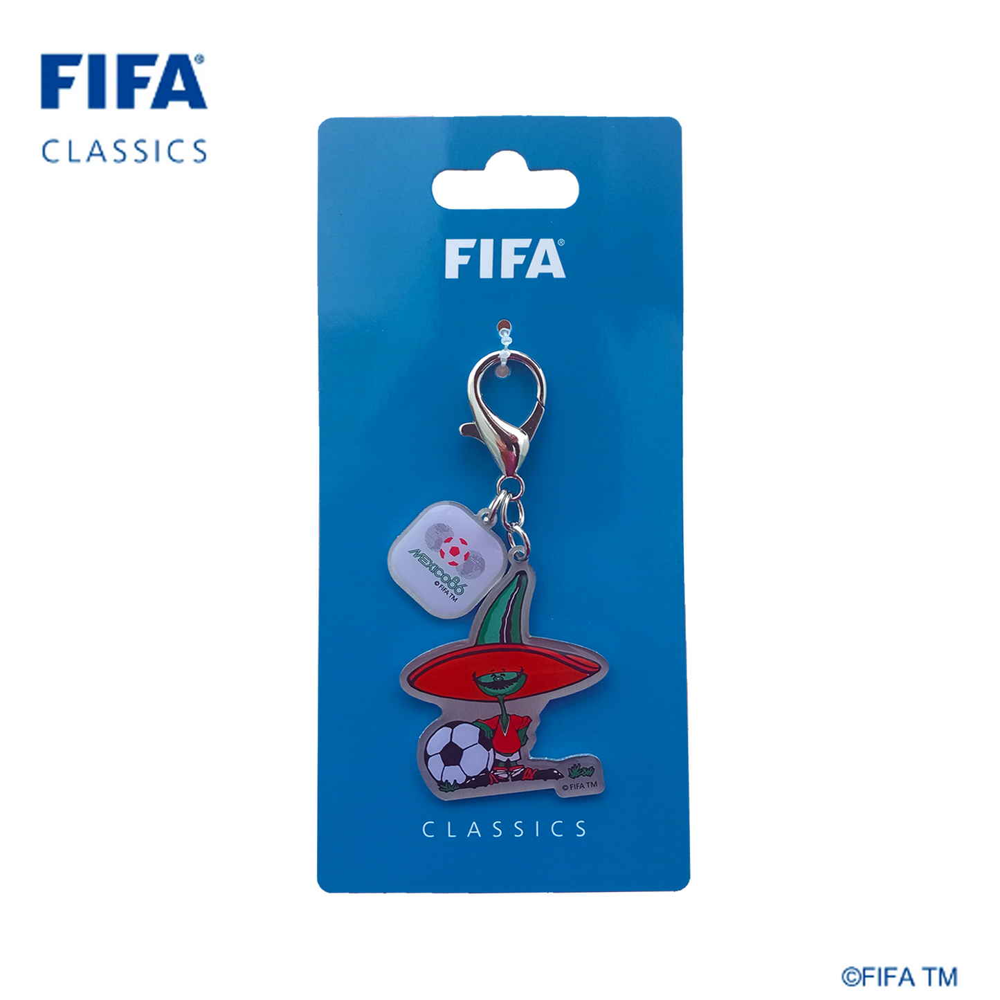 Mascot keychain with Poster Sticker|Russia - 1986 | FFC-KC-0007-1986