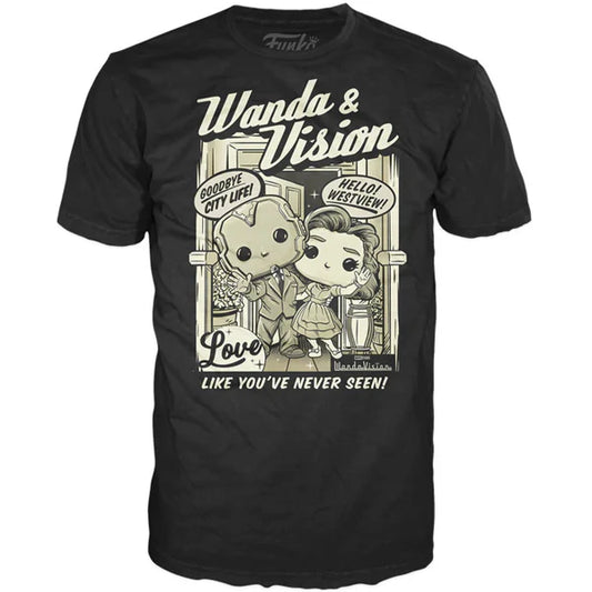 Pop Tee! Marvel - Wanda Vision House - M