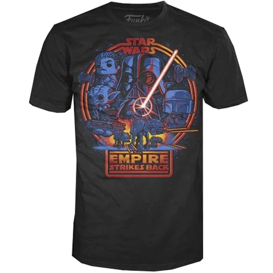 Pop Tee! Star Wars - Empire Strikes Poster - XL