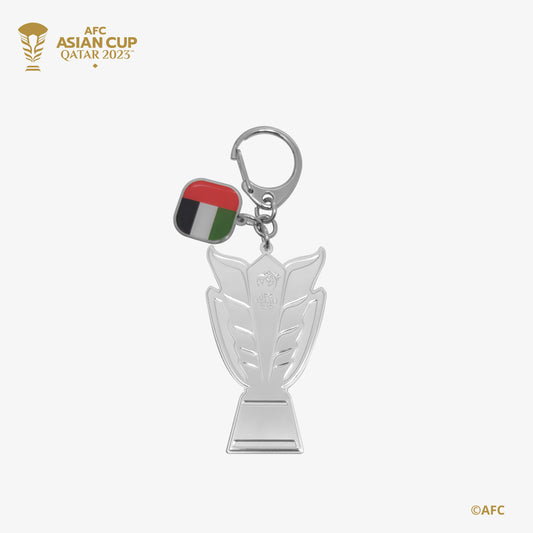 AFC Asian Cup 2D Trophy Keychain with Country Flag - UAE