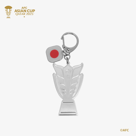 AFC Asian Cup 2D Trophy Keychain with Country Flag - Japan