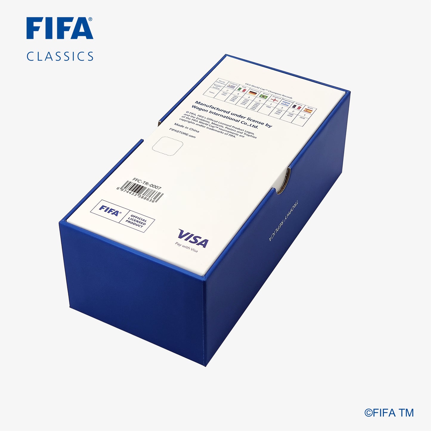 FIFA Classics World Cup Trophy Replica with Pedestal 100mm