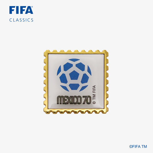 Historical Pin with FIFA classic blue package