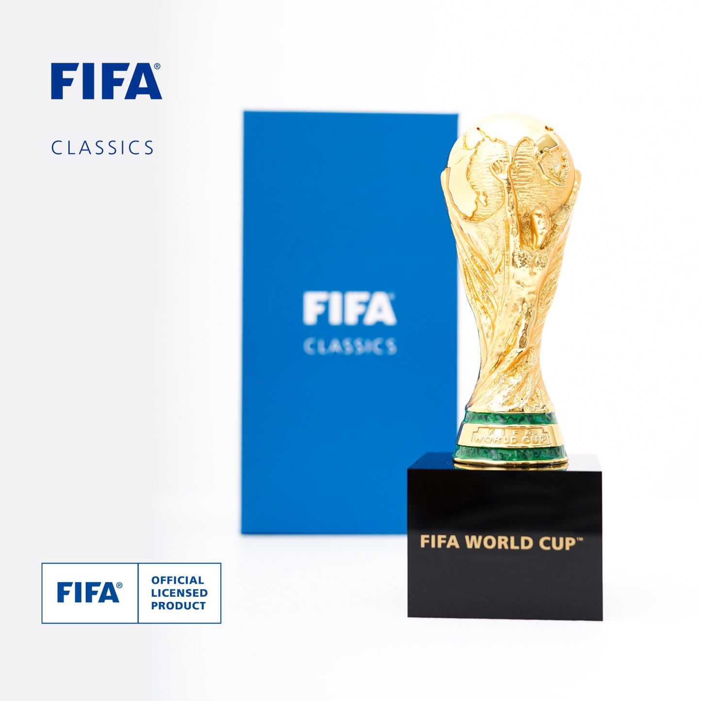 150MM Trophy Replica with Plinth- (FIFA classic package)