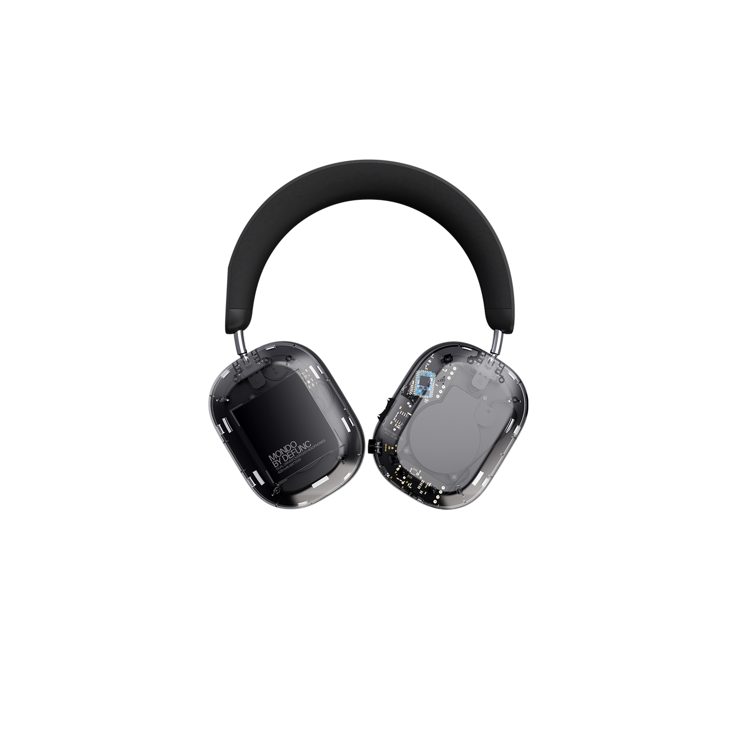 Mondo by Defunc Headphone  - Over-Ear - Transparent