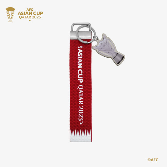 AFC Asian Cup 2D Trophy Keychain with Webbing